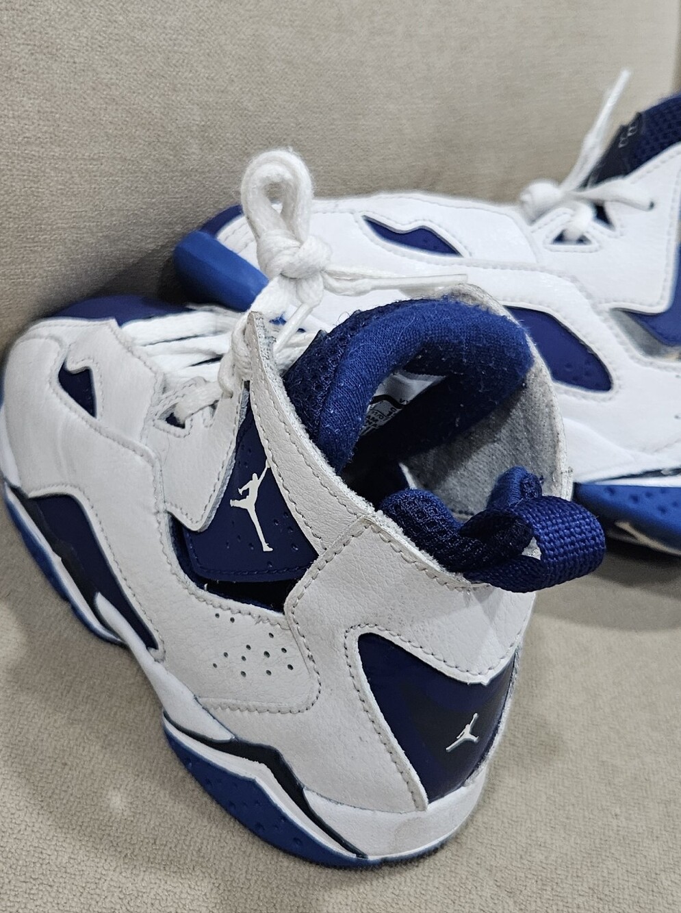 Jordan True Flight White Royal Blue